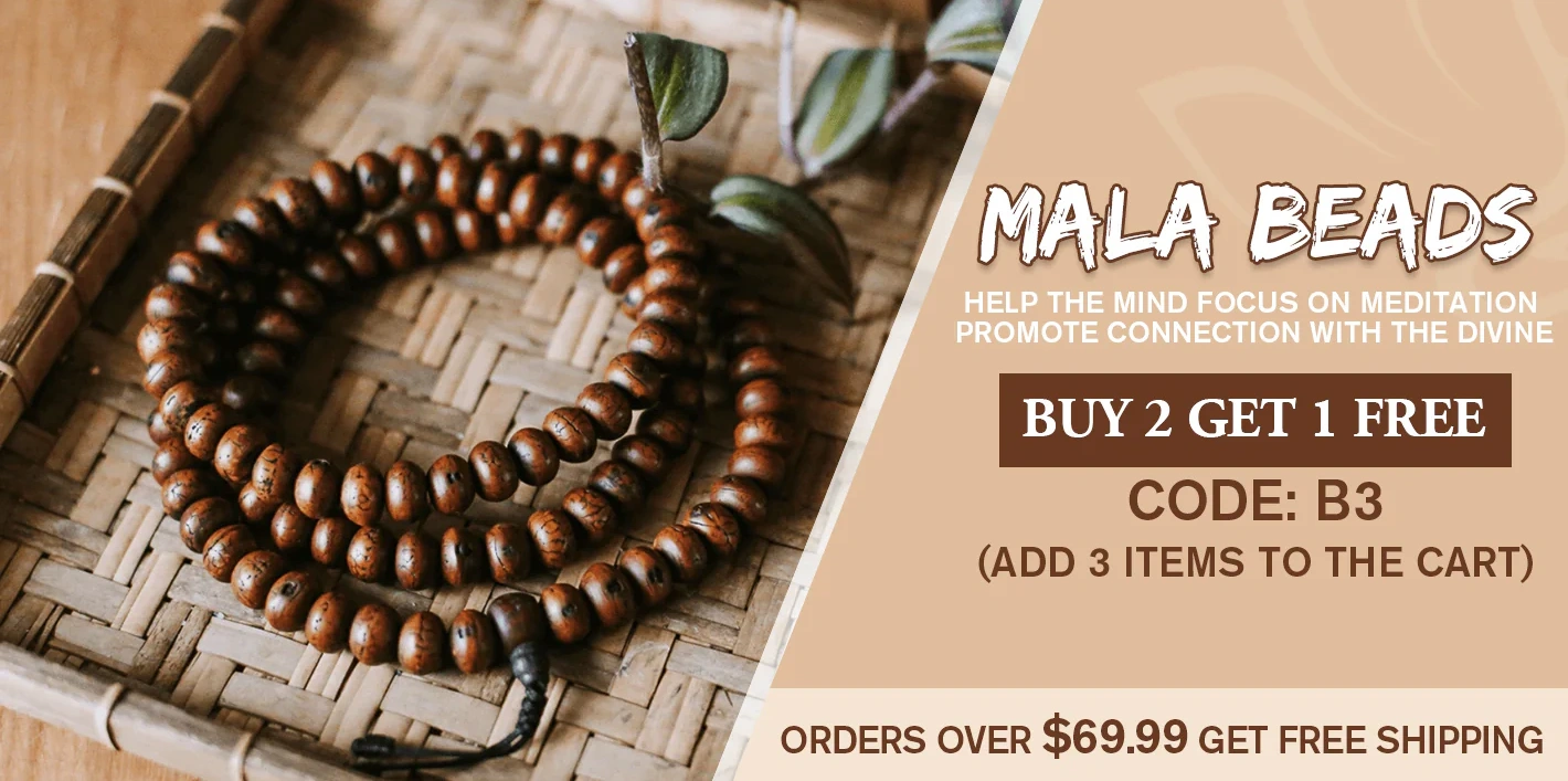 Wooden Mala Beads